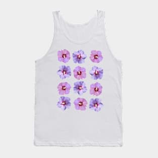 Pink and Purple Tropical Flowers 2 Tank Top